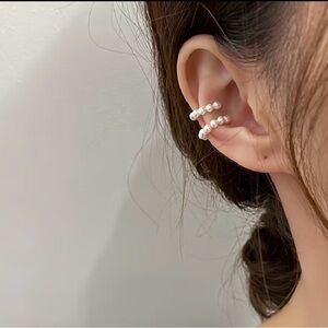 Elegant  Pearl Ear Cuff set